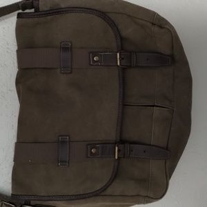 Brown tote bag